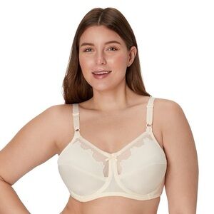 Bali Beige Underwire Adjustable Straps Bra NWT